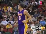  Lakers 111- 91 Sonics 24 fvrier 2008 Highlights Video Basket NBA